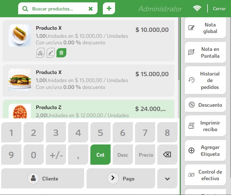 Sistema POS FacturaventaPOS en múltiples dispositivos